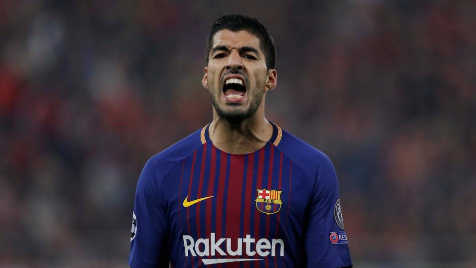 Barcelona striker Luis Suárez